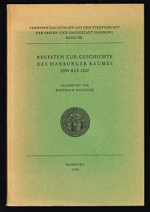 Bild des Verkufers fr Regesten zur Geschichte des Harburger Raumes: 1059-1527. - zum Verkauf von Libresso Antiquariat, Jens Hagedorn