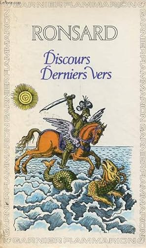Bild des Verkufers fr Discours derniers vers - Collection GF-Flammarion n316. zum Verkauf von Le-Livre