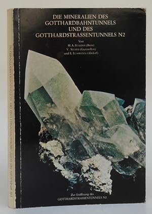 Imagen del vendedor de Die Mineralien des Gotthardbahntunnels und des Gotthardstrassentunnels. Mit 10 Tabellen, 2 Geologischen Kartenskizzen, 52 Kunstdrucktafeln (davon 41 farbig) a la venta por Der Buchfreund