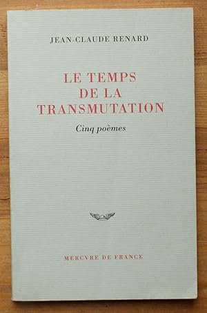 Image du vendeur pour Le temps de la transmutation mis en vente par Aberbroc