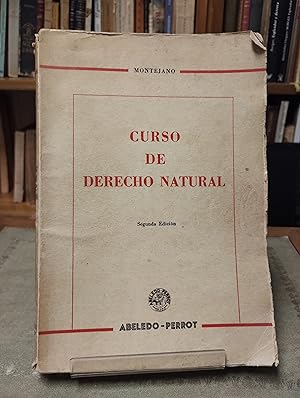 Seller image for Curso de derecho natural for sale by Libros La Teatral