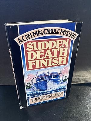 Sudden Death Finish / ("Cam MacCardle" Mystery Series #2), First Edition,** BUNDLE &* SAVE ** wit...