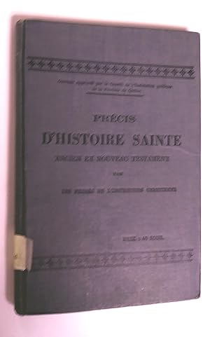 Image du vendeur pour Prcis d'histoire sainte: ancien et nouveau testament mis en vente par Livresse