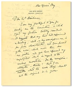 [Autograph Letter, Signed, to Willis Birchman]