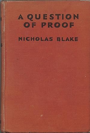 Imagen del vendedor de A Question of Proof a la venta por Book 'Em