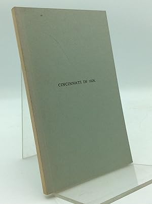 Seller image for CINCINNATI IN 1826 for sale by Kubik Fine Books Ltd., ABAA