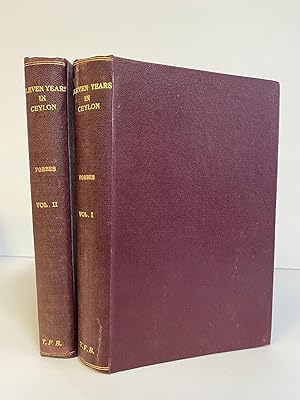 Bild des Verkufers fr ELEVEN YEARS IN CEYLON COMPRISING SKETCHES OF THE FIELD SPORTS AND NATURAL HISTORY OF THAT COLONY [2 Volumes] zum Verkauf von Second Story Books, ABAA