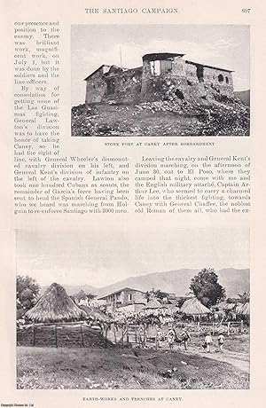 Image du vendeur pour U.S. War With Spain Campaigns : The Santiago Campaign. An original article from the Harper's Monthly Magazine, 1898. mis en vente par Cosmo Books