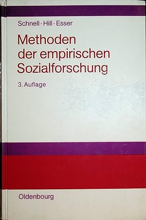 Bild des Verkufers fr Methoden der empirischen Sozialforschung. zum Verkauf von ANTIQUARIAT.WIEN Fine Books & Prints