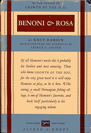 Seller image for Benoni and Rosa for sale by Fireproof Books