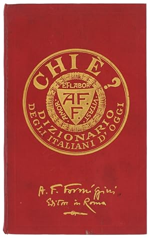 Seller image for CHI E'? Dizionario degli italiani d'oggi [Prima edizione]: for sale by Bergoglio Libri d'Epoca