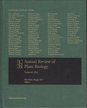 Bild des Verkufers fr Annual Review of Plant Physiology and Plant Molecular Biology: 2012 - Volume 63. (Annual Review of Plant Biology, Band 63) zum Verkauf von Bcher bei den 7 Bergen