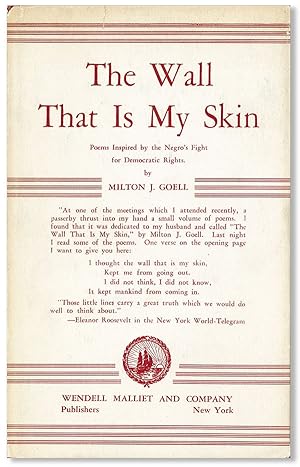 Imagen del vendedor de The Wall That Is My Skin: A Poem a la venta por Lorne Bair Rare Books, ABAA