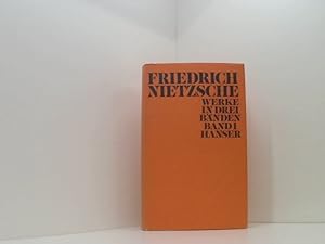 Seller image for TITLE: Werke in drei Bnden (mit Index), Bd.1: Band I Bd. 1. for sale by Book Broker