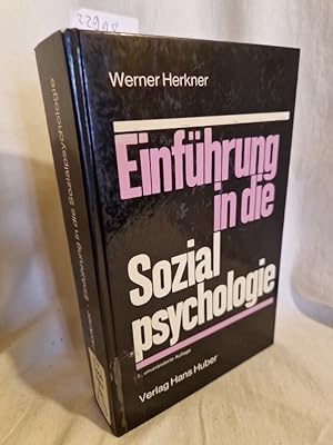 Seller image for Einfhrung in die Sozialpsychologie. for sale by Versandantiquariat Waffel-Schrder