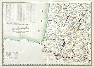 Image du vendeur pour No. 10" - France Pyrenees-Atlantiques Landes Gironde Gers Garonne Dordogna Bordeaux Bayonne Oleron Toulouse mis en vente par Antiquariat Steffen Vlkel GmbH