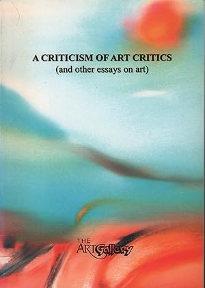 A Criticism of Art Critics.