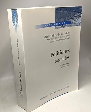 Imagen del vendedor de Politiques sociales 2e edition a la venta por crealivres