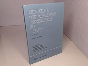 Seller image for Proceedings of the 9th Meeting of the Italian Society of Mineral Metabolism Padova, November 5-7, 1987. (= Mineral Metabolism Research in Italy - Vol. 8). for sale by Antiquariat Silvanus - Inhaber Johannes Schaefer