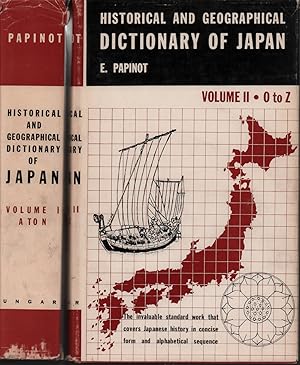 Image du vendeur pour Historical and Geographical Dictionary of Japan. mis en vente par Asia Bookroom ANZAAB/ILAB