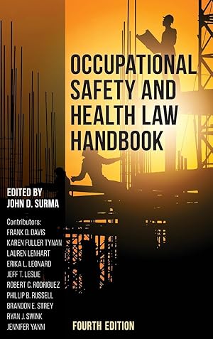 Bild des Verkufers fr Occupational Safety and Health Law Handbook zum Verkauf von moluna