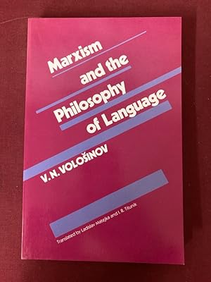 Imagen del vendedor de Marxism and the Philosophy of Language. a la venta por Plurabelle Books Ltd