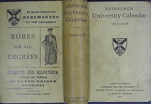 Seller image for The Edinburgh University Calendar. 1925-1926 for sale by Barter Books Ltd