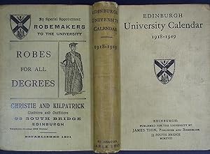 Seller image for The Edinburgh University Calendar. 1918-1919 for sale by Barter Books Ltd