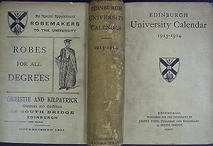 Seller image for The Edinburgh University Calendar. 1913-1914 for sale by Barter Books Ltd