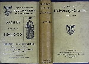 Seller image for The Edinburgh University Calendar. 1920-1921 for sale by Barter Books Ltd