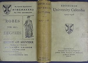 Seller image for The Edinburgh University Calendar. 1917-1918 for sale by Barter Books Ltd