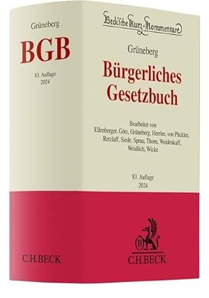 Bild des Verkufers fr Brgerliches Gesetzbuch : mit Nebengesetzen insbesondere mit Einfhrungsgesetz (Auszug) einschlielich Rom I-, Rom II- und Rom III-Verordnungen sowie EU-Gterrechtsverordnungen, Haager Unterhaltsprotokoll und EU-Erbrechtsverordnung, Allgemeines Gleichbehandlungsgesetz (Auszug), Wohn- und Betreuungsvertragsgesetz (GrnHome), Unterlassungsklagengesetz (GrnHome), Produkthaftungsgesetz, Erbbaurechtsgesetz, Wohnungseigentumsgesetz, Versorgungsausgleichsgesetz, Lebenspartnerschaftsgesetz (GrnHome), Gewaltschutzgesetz zum Verkauf von AHA-BUCH GmbH