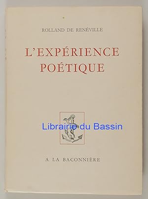 Bild des Verkufers fr L'exprience potique zum Verkauf von Librairie du Bassin