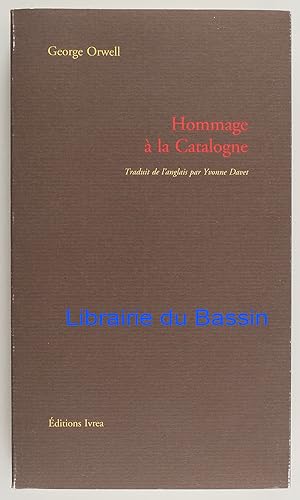 Bild des Verkufers fr Hommage  la Catalogne zum Verkauf von Librairie du Bassin
