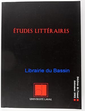Seller image for Etudes littraires Vol. n37 n1 Drives de l'essai for sale by Librairie du Bassin