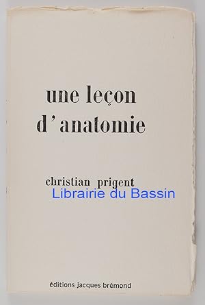 Une leçon d'anatomie