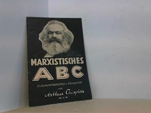 Bild des Verkufers fr Marxistisches ABC. zum Verkauf von Antiquariat Uwe Berg