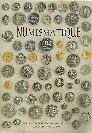 Image du vendeur pour Vente aux enchres, Paris, Drouot Richelieu, 26 avril 1999. Numismatique. Monnaies de collection en or, argent, en bronze mis en vente par Librairie Archaion