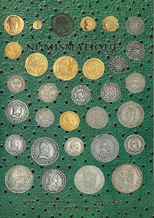 Bild des Verkufers fr Vente aux enchres, Paris, Drouot Richelieu, 23 avril 1996. Numismatique. Monnaies de collection en or, argent, en bronze zum Verkauf von Librairie Archaion