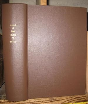 Seller image for The journal of Asian Studies. Annual index. Volume XXXVIII, numbers 1 - 4, November 1978 - August 1979. - From the contents: Peter C. Smith - Crisis mortality in the 19th century Philippines - data from parish records / Bryan Pfaffenberger: The Kataragama Pilgrimage - hindu-buddhist interaction and ist significance in Sri Lanka' s polyethnic social system / Steven E. G. Kemper: Sinhalese astrology, south asian caste systems, and the notion of individuality / David Pollack: Kyoshi - Japanese 'wild poetry' for sale by Antiquariat Carl Wegner