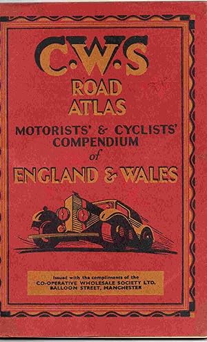 C.W.S. Road Atlas Mororists' & Cyckists' Compendium of Engalnd & Wales