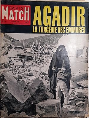 Paris Match N° 570 : Agadir, la tragédie des emmurés. Mort du peintre Atlan 12 mars 1960.