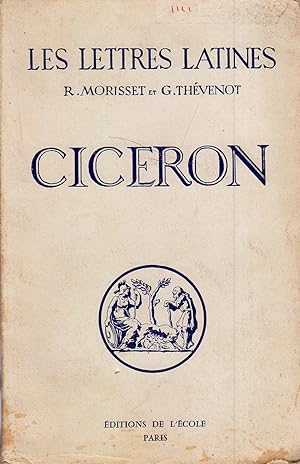 Seller image for Cicron. (Chapitre X des "Lettres Latines"). for sale by Librairie Et Ctera (et caetera) - Sophie Rosire