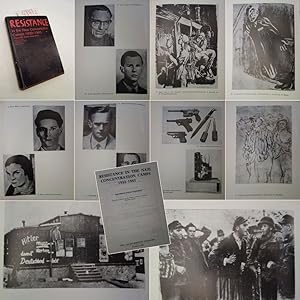 Imagen del vendedor de Resistance in the Nazi concentration camps 1933-1945 * mit O r i g i n a l - S c h u t z u m s c h l a g a la venta por Galerie fr gegenstndliche Kunst