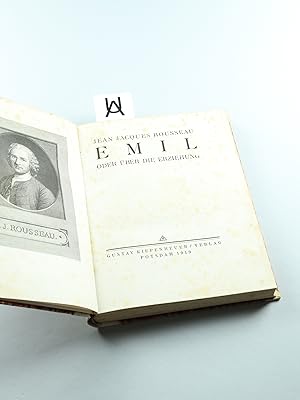 Imagen del vendedor de Emil oder ber die Erziehung. a la venta por Antiquariat Uhlmann