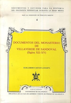 Imagen del vendedor de DOCUMENTOS DEL MONASTERIO DE VILLAVERDE DE SANDOVAL (SIGLOS XII-XV) a la venta por Librera Maxtor