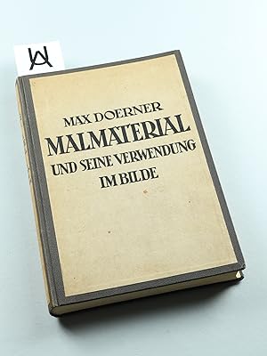 Seller image for Malmaterial und seine Verwendung im Bilde. Nach den Vortrgen an der Akademie der bildenden Knste in Mnchen. for sale by Antiquariat Uhlmann