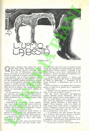 Seller image for L'uomo e la bestia. for sale by Libreria Piani
