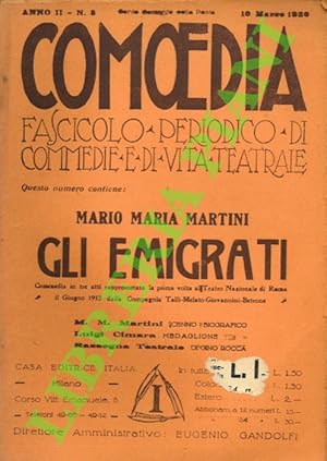 Imagen del vendedor de Gli emigrati. a la venta por Libreria Piani