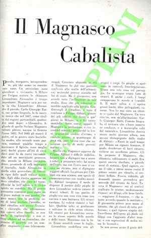 Seller image for Il Magnasco Cabalista. for sale by Libreria Piani